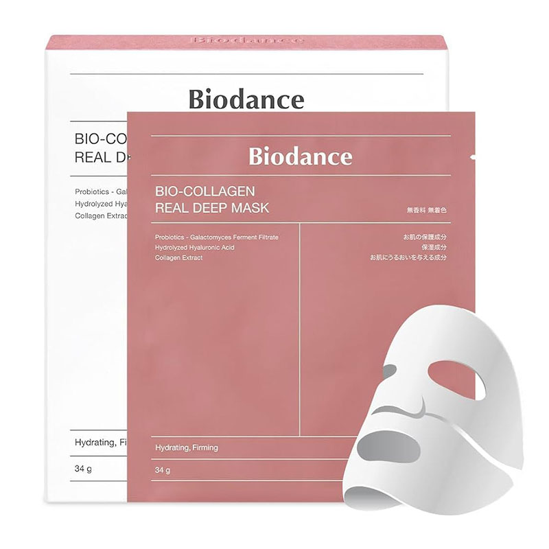 8809937361060 ماسک ورقهای کلاژنساز ضد چروک و سفتکننده بایودنس Biodance | تقویتکننده الاستیسیته و جوانساز پوست | بسته 4 عددی - تصویر 1