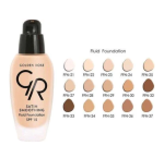 کرم پودر فلوئیدی گلدن رز Golden Rose مدل Satin Smoothing | پوشانندگی بالا و جلوه طبیعی پوست رنگ 22 | ۳۴ میل - تصویر 2