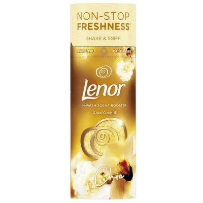 گرانول دانه‌های خوشبو کننده لباس لنور Lenor رایحه Gold Orchid | بوی لوکس و شیرین با حس لطافت لباس | بسته 155 گرمی
