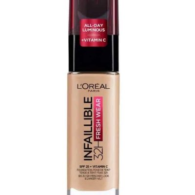 کرم پودر شیشه ای لورال LOREAL مدل INFAILLIBLE شماره 140
