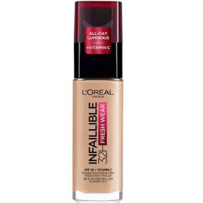 کرم پودر شیشه ای لورال LOREAL مدل INFAILLIBLE شماره 145