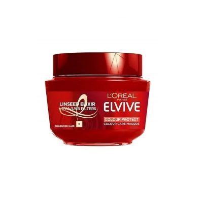 ماسک مو لورال LOREAL سری ELVIVE مدل COLOUR PROTECT مناسب موهای رنگ شده