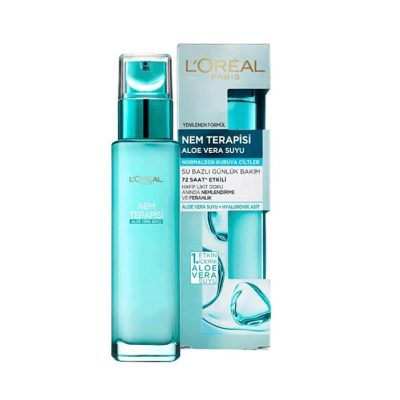 سرم آبرسان لورال LOREAL حاوی عصاره آلوئه ورا مناسب پوست خشک و حساس