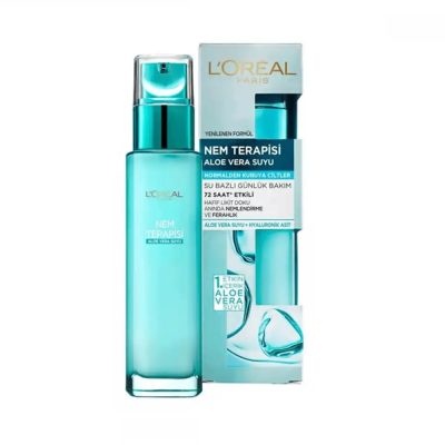 سرم آبرسان لورال LOREAL حاوی عصاره آلوئه ورا مناسب پوست نرمال تا خشک