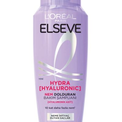 شامپو لورال LOREAL سری ELSEVE مرطوب کننده و آبرسان موهای خشک مدل HYDRA HYALURONIC