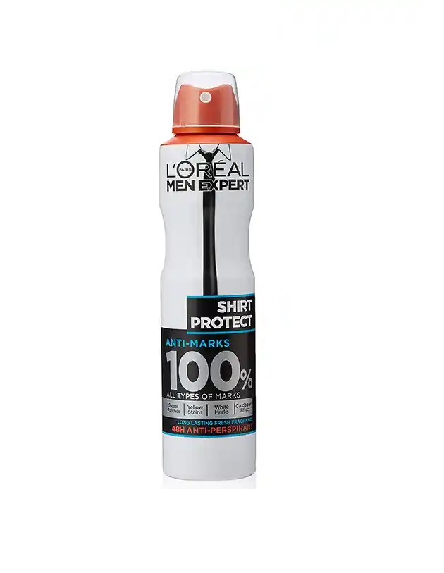 اسپری مردانه دئودورانت لورال LOREAL مدل SHIRT PROTECT
