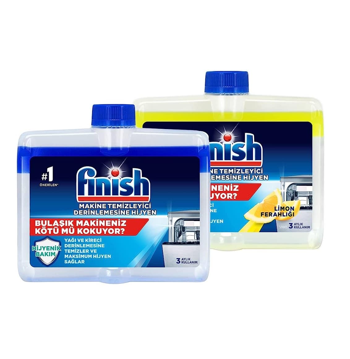 مایع جرم گیر ماشین ظرفشویی فینیش Finish دو عددی مایع جرم گیر ماشین ظرفشویی فینیش Finish | پاک کننده قوی رسوبات و چربی | بسته 2 عددی - Image 1