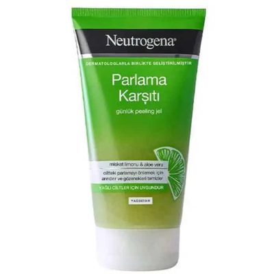 اسکراب نوتروژینا Neutrogena حاوی عصاره لیمو | پاکسازی عمقی منافذ و کنترل چربی پوست | 150 میل