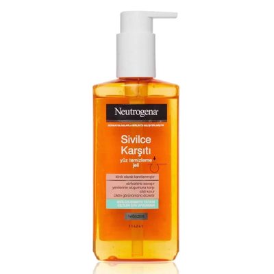 ژل شستشو ضدجوش نوتروژینا Neutrogena مدل Sivilce Karsiti | پاکسازی عمقی، کنترل چربی و کاهش جوش‌های فعال | 200 میل