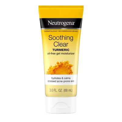 کرم آبرسان زردچوبه نوتروژینا Neutrogena مدل Clear & Soothe | آبرسانی عمیق، تسکین‌دهنده پوست و کاهش التهابات پوستی | 75 میل