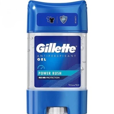 مام ژله‌ای ژیلت Gillette مدل Power rush | محافظت 48 ساعته و کنترل تعریق با رایحه خنک | 70 میل