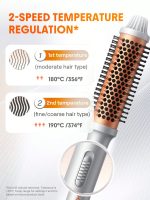 برس حرارتی فر کننده مو شیگلم Sheglam مدل It-Curl سایز 32mm | حالت‌دهنده، حجم‌دهنده و ایجاد فرهای نرم با فناوری یون منفی | 32 میلی‌متر - Image 2