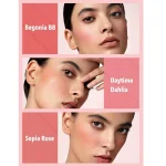 پالت رژگونه 6 رنگ شیگلم Sheglam مدل Floral Flush | ترکیب 6 رنگ کاربردی با پیگمنت بالا و جلوه طبیعی روی گونه | 6 رنگ - Image 4