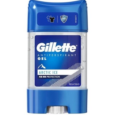 مام ژله‌ای ژیلت Gillette مدل Arctic Ice | محافظت 48 ساعته و کنترل تعریق با رایحه خنک | 70 میل