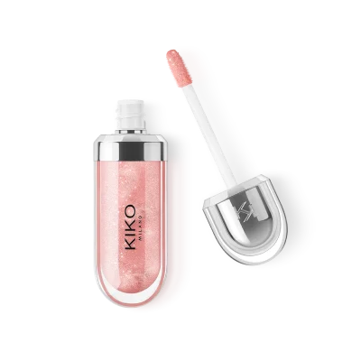 لیپ گلاس براق کیکو Kiko مدل 3D Hydra Gloss رنگ Clear شماره 31 | براق‌کننده لب با آبرسانی عمیق و جلوه سه‌بعدی | 6.5 میل