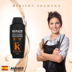 شامپو کراتین آگرادو Agrado | تقویت و ترمیم ساقه مو با ماندگاری مناسب | 750 میل - Image 3