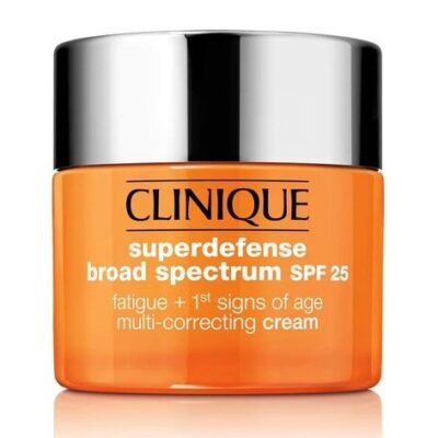 کرم روز کلینیک Clinique | مدل Superdefense SPF25 | ضد پیری و جوانساز با محافظت کامل در برابر آفتاب | 50 میل
