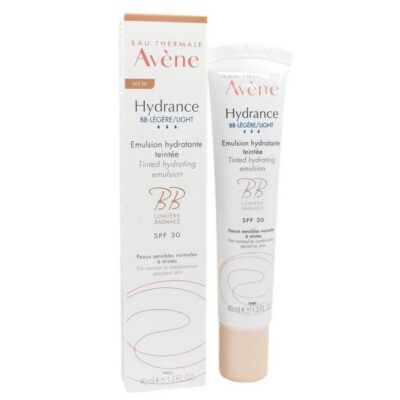 ب ب کرم آبرسان اون Avene | مدل Hydrance رنگ لایت | آبرسان و مرطوب کننده پوست با پوشانندگی سبک | حجم 40 میل