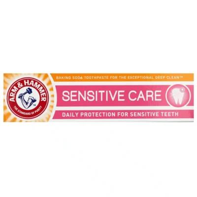 خمیر دندان آرم اند هامر ARM AND HAMMER | مدل Sensitive Care | محافظ دندان های حساس | 125 گرم