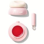 مربای لب شیگلم Sheglam | مدل Hydra Jelly Pocket Lip Jam | رنگ Strawberry Splash | آبرسان و نرم کننده لب با بافت ژله‌ای