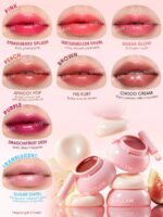 مربای لب شیگلم Sheglam | مدل Hydra Jelly Pocket Lip Jam | رنگ Fig Flirt | آبرسان و نرم کننده لب با بافت ژله‌ای - Image 2
