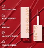 تینت لب مایع شیگلم Sheglam مدل Wake-up Call | طراوت‌بخش و ماندگار - Image 2