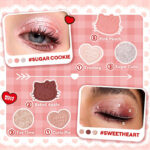 سایه 3 طبقه شیگلم Sheglam | مدل Hello Kitty | رنگ Sugar Cookie | پالت سه‌طبقه با رنگ‌دانه بالا برای آرایش چشم با تناژ ملایم و کاربردی | 4.3 گرم - Image 2