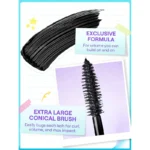 ریمل حجم دهنده شیگلم Sheglam مدل Lashlighter Mega Boost Mascara | حجم‌دهنده، بلندکننده و حالت‌دهنده مژه با جلوه‌ای چشمگیر | مناسب آرایش روزانه و مجلسی - Image 2