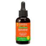 روغن تقویت کننده و ضد ریزش کنتو Cantu | مدل Biotin Infused Hair And Scalp Oil | تقویت کننده و تغذیه کننده فولیکول مو و پوست سر، کمک به کاهش ریزش و افزایش استحکام مو، مناسب انواع مو، حاوی بیوتین | 59 میل