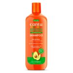 شامپو بدون سولفات کنتو Cantu | حاوی آووکادو | پاک‌کننده ملایم و بدون سولفات، مناسب موهای فر و خشک، کمک به حفظ نرمی و رطوبت مو، کاهش وز و خشکی، حاوی آووکادو مغذی | 400 میل