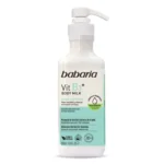 شیر بدن باباریا Babaria | حاوی ویتامین B3 | تقویت‌کننده و تسکین‌دهنده مناسب پوست حساس | 500 میل