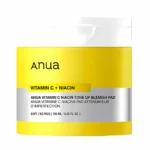 تونر پد آنوا Anua حاوی Vitamin C + Niacin | روشن کنندگی و یکنواخت کردن رنگ پوست با خاصیت آنتی اکسیدانی | 185 میل