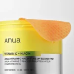 تونر پد آنوا Anua حاوی Vitamin C + Niacin | روشن کنندگی و یکنواخت کردن رنگ پوست با خاصیت آنتی اکسیدانی | 185 میل - Image 2