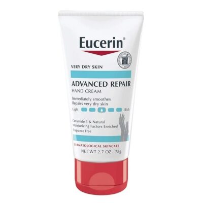 کرم ترمیم‌کننده دست اوسرین Eucerin | مناسب پوست‌های خیلی خشک | ترمیم و آبرسانی عمیق دست‌های خشک و آسیب‌دیده | ۷۸ گرم