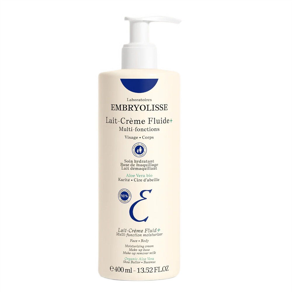 3350900002589 مرطوب کننده فلوئیدی چند منظوره امبریولیس Embryolisse | مدل Lait-Crème Fluide | مناسب برای آبرسانی و نرمکنندگی پوست | ۴۰۰ میل - Image 1