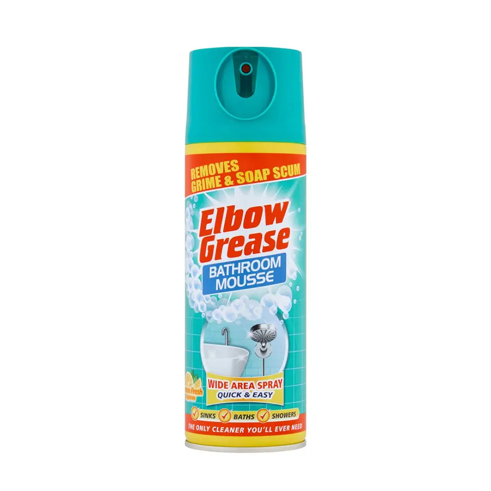 5053249263878 پاک کننده فومی البو گریس Elbow Grease | مخصوص سرویس بهداشتی و شیرآلات | از بین برنده جرم و رسوبات | ۴۰۰ میل - Image 1