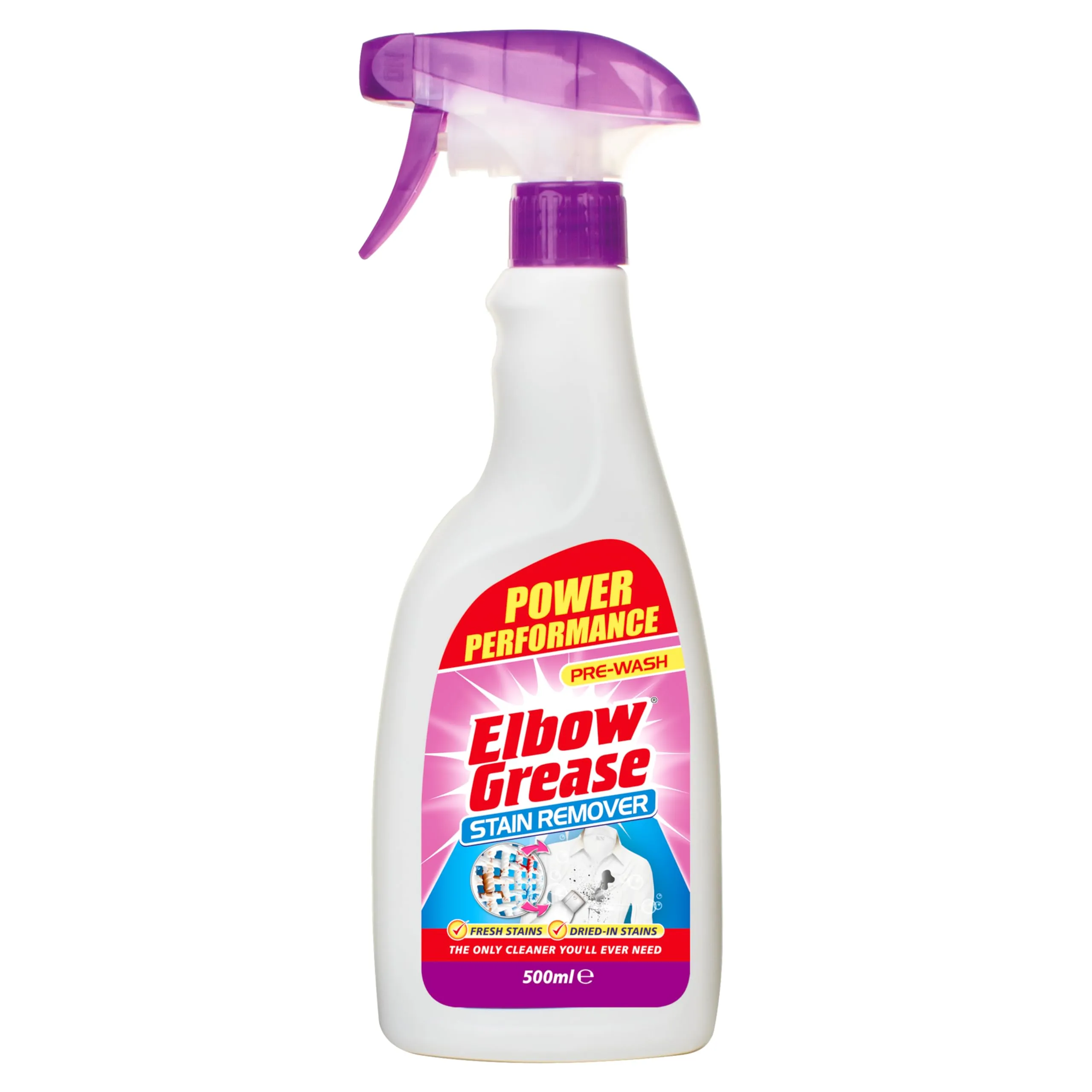 5053249277073 اسپری لکهبر لباس البو گریس Elbow Grease | اسپری پیشدرمان لکه | مخصوص حذف لکههای لباس قبل از شستشو | ۵۰۰ میل - Image 1