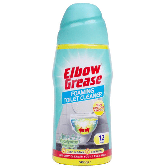 5053249277943 فوم پاککننده و خوشبوکننده توالت فرنگی البو گریس Elbow Grease | رایحه اکالیپتوس | تمیزکننده و ازبینبرنده جرم و بوی نامطبوع | وزن ۵۰۰ گرم - Image 1