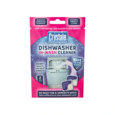 جرمگیر ماشین ظرفشویی کریستال Crystal | مدل In Wash | پاک کننده قوی رسوبات و چربی | دو عددی