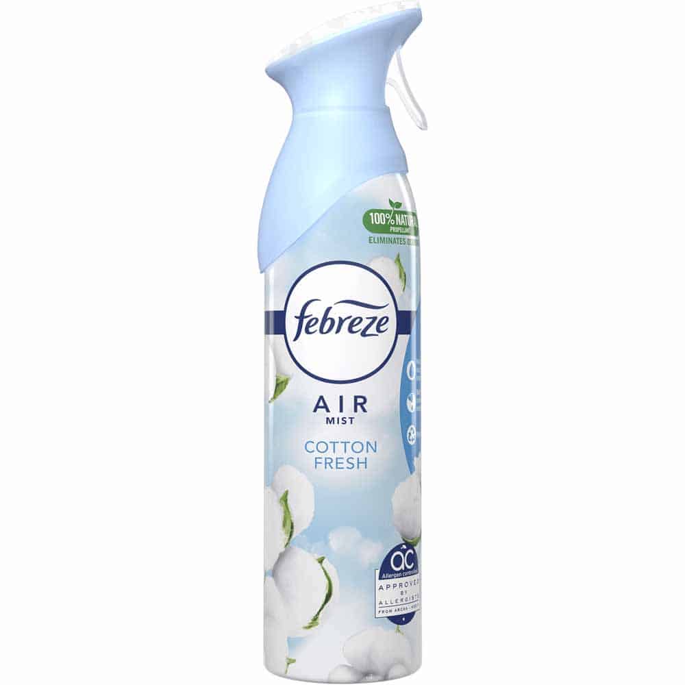 5413149462656 اسپری خوشبو کننده هوا فبرز Febreze | مدل Cotton Fresh | رایحه خنک و تازه پنبه | ۱۸۵ میل - Image 1