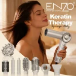 سشوار، فر کننده، صاف کننده و حالت دهنده چند منظوره انزو پروفشنال Enzo | مدل EN-6208 | ست کامل مراقبت از مو با 8 تکه کاربردی - Image 3