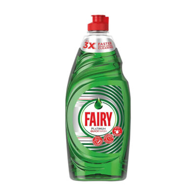 مایع ظرفشویی فیری Fairy | مدل Platinum Quick Wash | قدرت پاک‌کنندگی بالا و چربی‌زدای قوی | ۸۲۰ میل