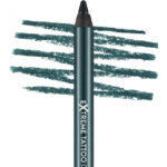 مداد چشم ژله ای ضد آب فلورمار Flormar | مدل Extreme Tattoo Gel Pencil | ماندگاری بالا و ضد لک | شماره 03 رنگ Deep Green - Image 2