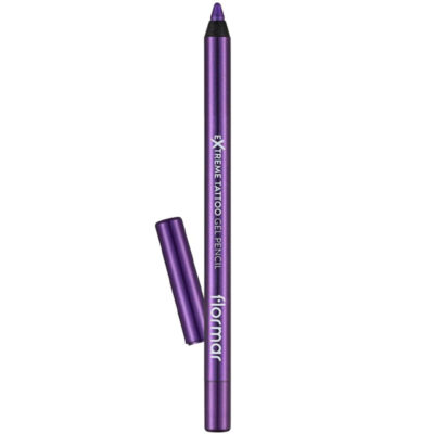 مداد چشم ژله ای ضد آب فلورمار Flormar | مدل Extreme Tattoo Gel Pencil | ماندگاری بالا و ضد لک | شماره 11 رنگ Purple Blaze