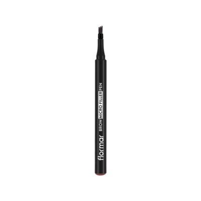 هاشور ابرو فلورمار Flormar | مدل Brow Micro Filler Pen | طراحی طبیعی و دقیق ابرو | شماره 003 رنگ Brown
