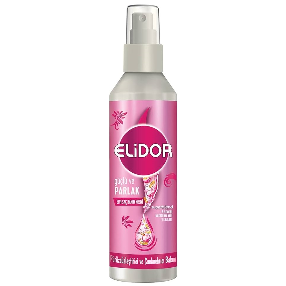 8683130004203 اسپری دوفاز الیدور Elidor | مدل Guc Ve Parlak (تقویتکننده و درخشانکننده) | صافکننده و افزایشدهنده براقیت مو | ۲۰۰ میل - Image 1