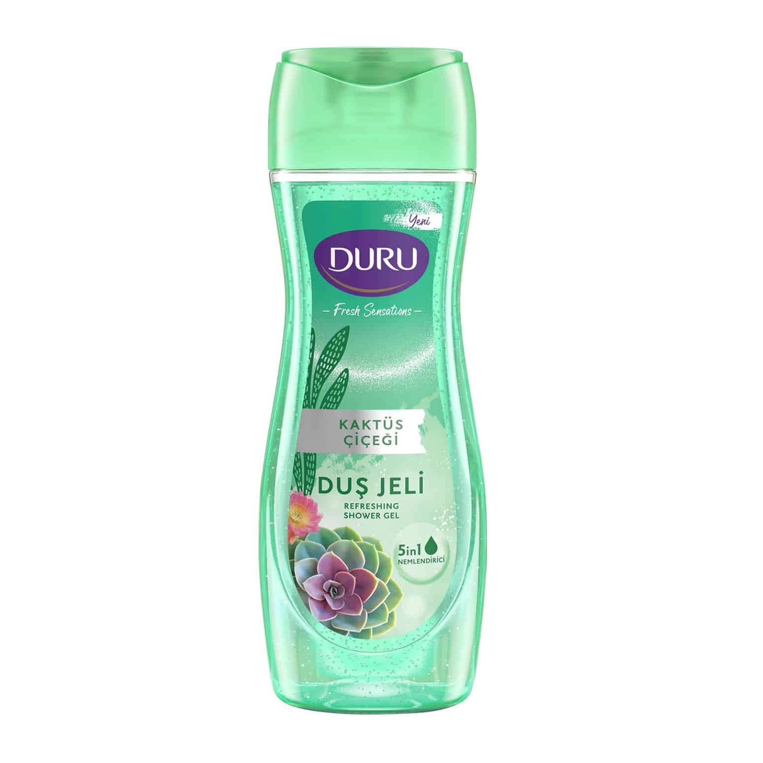 8690506523534 شامپو بدن دورو Duru | مدل Cactus Flower | شوینده بدن با رایحه طراوتبخش گل کاکتوس | حجم ۴۵۰ میل - Image 1