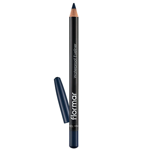 8690604109036 مداد چشم ضد آب فلورمار Flormar | مدل Waterproof | ماندگاری بالا و ضد تعریق | شماره 103 رنگ آبی نفتی - Image 1