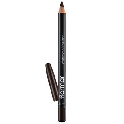 مداد چشم ضد آب فلورمار Flormar | مدل Waterproof | ماندگاری بالا و ضد تعریق | شماره 107 رنگ قهوه‌ای تیره