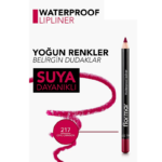 مداد لب ضد آب فلورمار Flormar | مدل Waterproof Lipliner | بافت نرم و ماندگاری بالا | شماره 217 رنگ Chic Crimson - Image 4
